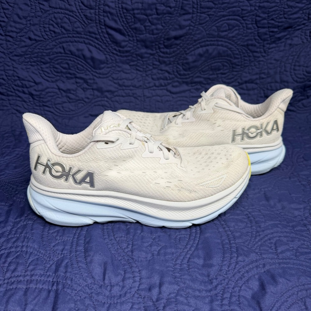 Hoka One One Clifton 9 Womens 9 Running Shoes Nimbus Cloud Ice Water Comfort